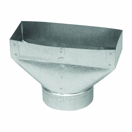IMPERIAL MFG Imperial Universal Boot, 3 in L, 10 in W, 4 in H, Steel, Galvanized GV0682